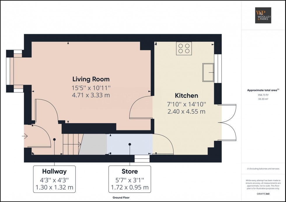 Floorplan for Priory Close, Nafferton, Driffield