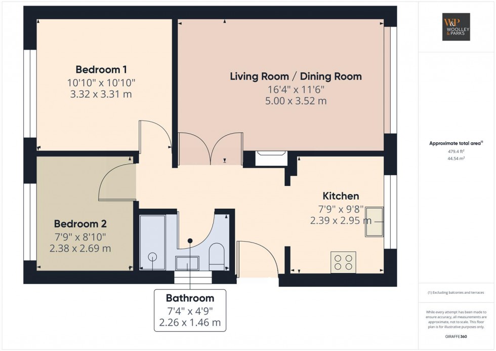 Floorplan for Cherry Drive, Nafferton, Driffield