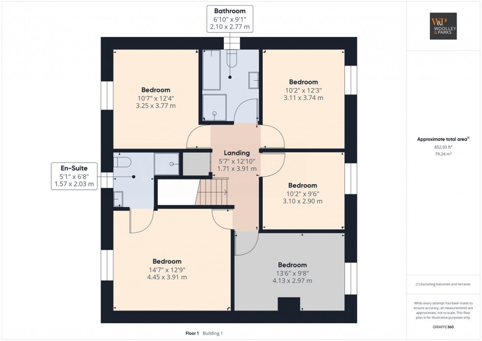 Floorplan for St. Andrews Walk, Foston-On-The-Wolds, Driffield