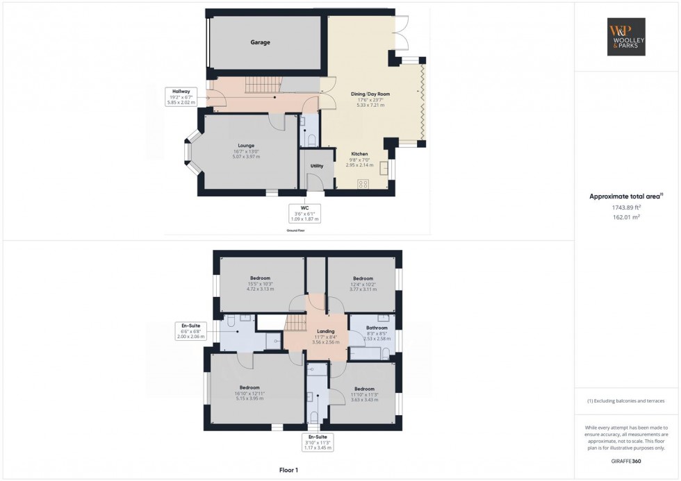 Floorplan for Plot 23, The Nurseries, Kilham, Driffield