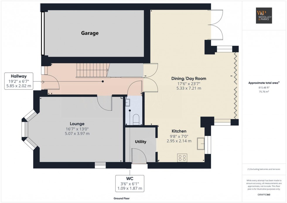 Floorplan for Plot 23, The Nurseries, Kilham, Driffield