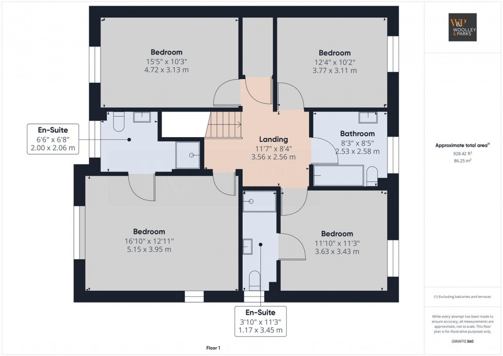 Floorplan for Plot 23, The Nurseries, Kilham, Driffield