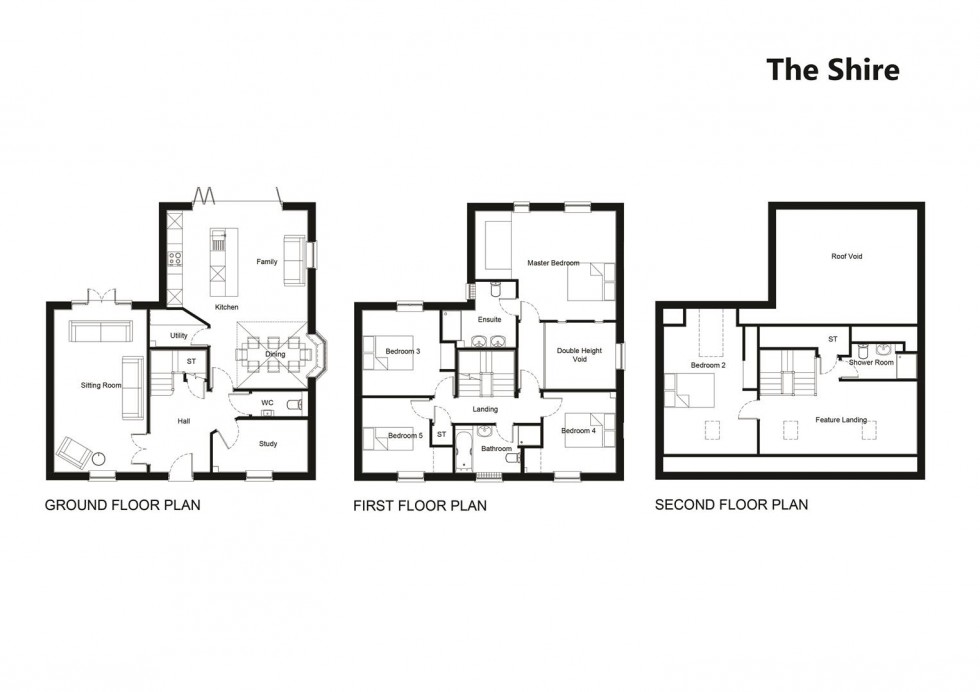 Floorplan for Plot 40, The Redwoods, Leven, Beverley