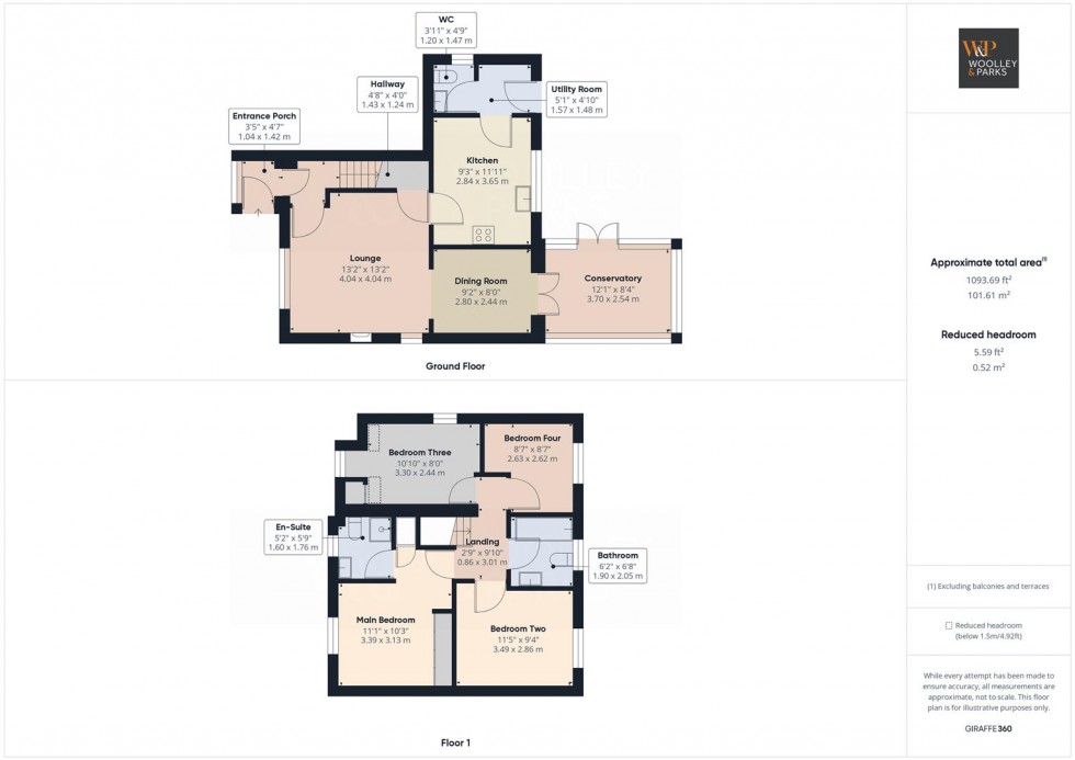 Floorplan for Curlew Close, Driffield