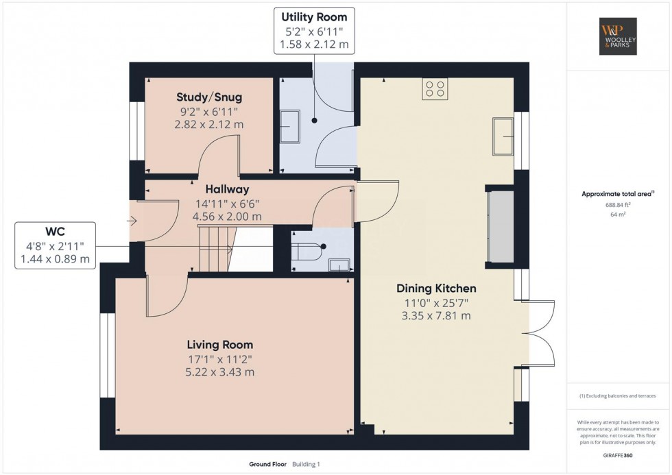 Floorplan for Berriman Drive, Driffield