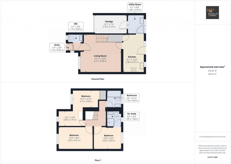 Floorplan for The Poplars, Brandesburton, Brandesburton